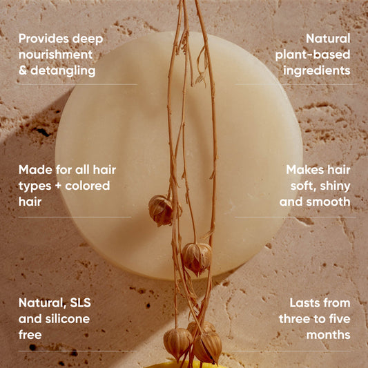 Nutritive conditioner bar 潤髮餅 50g (送皂盒)